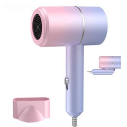 MIni Folding Hairdryer 220V-240V 750W with Carrying Bag Air Anion Hair Care for Home Travel Hair Dryer Dormitory Blow Drier 240509