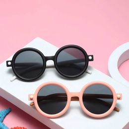 Sunglasses Toddler Protection Polarized Sunglasses Kids Round Shape Sunglasses for Boys Girls H240508