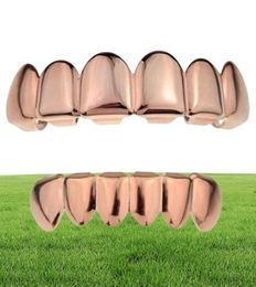 FashionPersonality Fangs Teeth Gold Silver Rose Gold Teeth Grillz Gold False Teeth Sets Vampire Grills For womenmen Dental Grill988174603