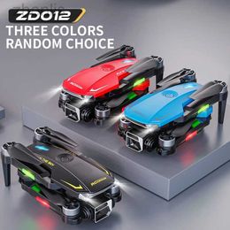 Drones ZD012 2.4G RC drone with GPS ESC camera aerial photography automatic return folding RC four helicopter toy childrens gift d240509