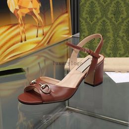 Designer heels oran sandals for womens shoes h sandals louboatine heels Horsebit sandal Ankle Buckle Rubber Sole Mules heeled high miller sandals men slide 5.8 13