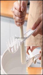 Other Kitchen Tools Mtifunction Spaghetti Server Pasta Fork Gadget Heat Resistant Noodle Stir Fry Spoon Strainer Cooking Spor5251920