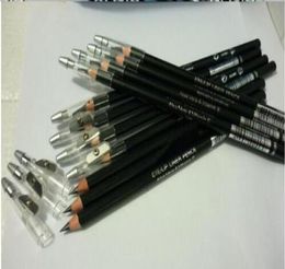 New waterproof eyeliner eyebrow pencil with sharpener eyelip liner pencil black and brown 12PCS4749783