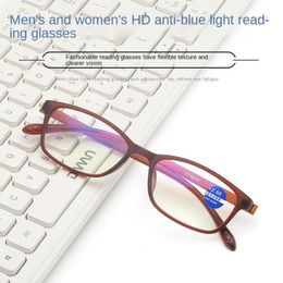 Sunglasses Anti Blue Light Reading Glasses For Women Small Square Eyeglasses Frame Men Plastic Lightweight Reader Magnifying Glass Ocul 330q