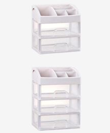 Storage Boxes Bins 2021 Makeup Organizer Drawers Plastic Cosmetic Box Jewelry Container Make Up Case Brush Holder Organizers4122248