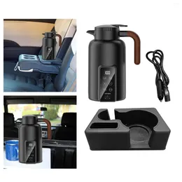 Water Bottles Car Heating Cup Travel Mug For Brewing Coffee Milk