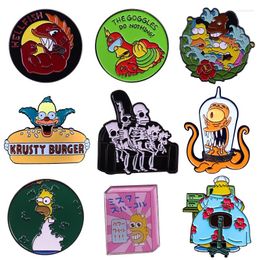 Brooches Cute Cartoon Lapel Pins For Backpacks Enamel Pin Pines Metal Badges Women Anime Fashion Jewelry Accessories Gifts