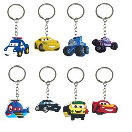 Key Rings Transportation Vehicles 2 Keychain Keychains Party Favors For Girls Keyring Women Suitable Schoolbag Men Couple Backpack Cha Otipj