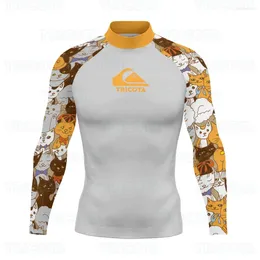 Women's Swimwear Men's Rash Guard Swimming T-shirt Swimsuit Beach UV Protection Diving Rashguard Long Sleeve Surfing Suits