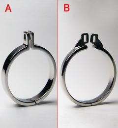 Sodandy Stainless Steel Cock Rings Penis Male Metal Cockring Belt Bondage Gear For Men Device Accessories Sex Y1907164073057