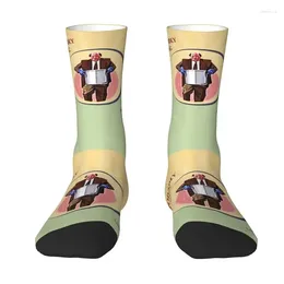 Men's Socks Office TV Kevin's Famous Chilli Dress Men Women Warm Funny Novelty The Thing I Do Crew