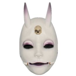 Party Masks Japanese Prana resin mask Oni devil Halloween party supplies role-playing collectible masks free delivery Q240508