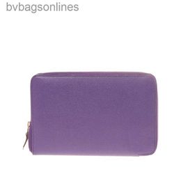 Borse per design in pelle Hremmms di alta qualità Hremmms Nuova borsa da portafoglio da donna in pelle viola