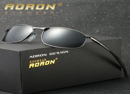 AORON Brand Designer Original Polarised Sunglasses Goggles Men Designer Mirror Glasses oculos de sol Eyewear Accessories A3956336880