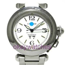 Crattre Designer High Quality Watches c Big Date W31044m7 White 107684pb Silver Unisex Watch with Original Box
