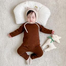 Clothing Sets IYEAL Baby Kids Pyjamas Girl Boy Sleepwear Suit Autumn Long Sleeve Cotton Tops Pants 2pcs Children