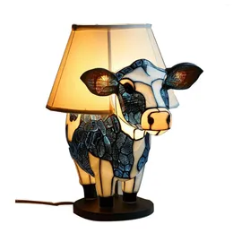 Table Lamps Versatile Lamp Creative Resin Bedside For Every Room Cowhead Desk Home Furnishings