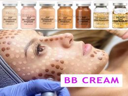 12pcs BB Cream Glow Meso White Brightening Serum Natural Nude Concealer Make Up Foundation Korean Kit for Microneedles treatment1903545