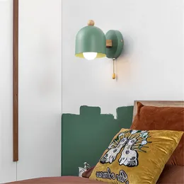 Wall Lamp Nordic Led Lights For Bedroom Bedside Sconces Mirror Light Home Decor Modern Living Room Lighting Fixtures