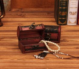Vintage Jewelry Box Organizer Storage Case Mini Wood Flower Pattern Metal Container Handmade Wooden Small Boxes6713997