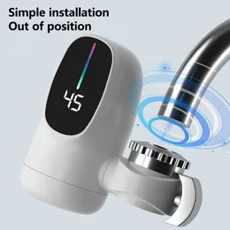 Kitchen Faucets Instant Electric Water Heater Faucet Adapter Fast Heating Tap Digital Display Bathroom Accessories