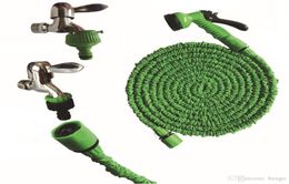 Plastic Green Blue Lengthen 150FT Graden Retractable Water Hose Set Car Washing Expand Water Hose Multifunction Spray DH07555 T09770206