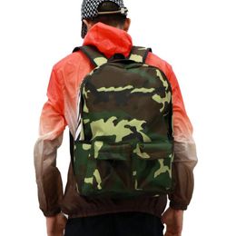 Backpack OFF Strip White Backpacks Hip Hop Fashion Street Style Travel Bags Basketball Skate Football Running Cycling Sports 265R