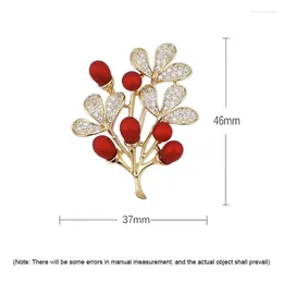 Brooches Rhinestone Tree For Women Men Vintage Fortune Lucky Party Office Brooch Pin Gifts