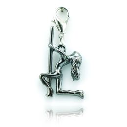 Latest Fashion Exquisite Alloy Pole Dancer Lobster Clasp DIY Style Charms Pendant Jewellery Accessories 278t