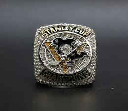 The Newest Real Pittsburgh Penguins Hockey Cup championship ring With Men Gift Shipping268661926