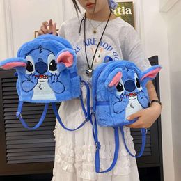 Anime Pink Kawaii Plush Blue Doll Children's Cute Cartoon Angel Backpack Holiday Soft Christmas Gift