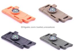 Survival Bracelets Paracord Bracelet Baitsluresstore Tool Buckle Mtipurpose Plastic Fiftees Outdoor Mtifunction Whistle Aessorie1005797