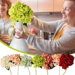 Decorative Flowers Perilla Plastic GardenWedding Home Artificial Decoration Silk Flower Bouquet