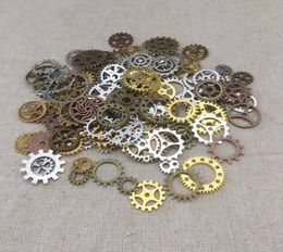 Vintage Mixed Steampunk Punk Style Gear Cogs Pendants Necklace DIY Jewellery Making Watch Parts Jewellery Findings4015714