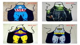 Superman Batman Apron personality Funny aprons creative couple party sexy gifts4652013