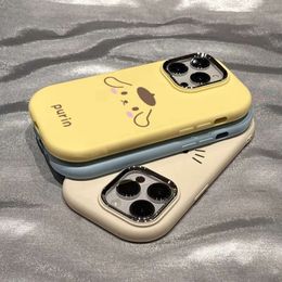 かわいい漫画湾曲したリンゴ14/15pro電話ケースiPhone13トレンディ12プロマックスカップル11