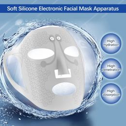 Portable EMS Low Frequency Microcurrent Double Chin Reduction Lifting Machine Hydrating Firming Mask 240430