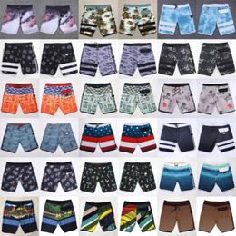 Men's Shorts Waterproof Swimming Trunks Surf Pants Board Bermuda Casual Beachshorts With Quick-drying And Elastic Fabric T02