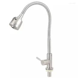 Kitchen Faucets Onyzpily Brushed Faucet Wall Mounted Two Models &Cold Water Sink 360 Rotation Sprayer Taps