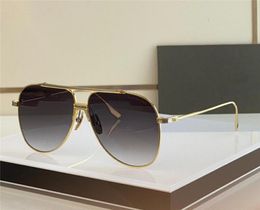 Top K gold men design sunglasses ALKAMX TWO pilot metal frame simple avantgarde style high quality versatile UV400 lens eyewear w9028314