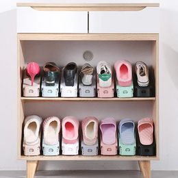 5PCS Adjustable Shoe Rack Organiser Shoes Footwear Storage Stand Support Space Saving Cabinet Closet Holder Modern Bracket