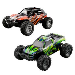 RC Car 1 32 Scale Remote Control Truck 20KMH HighSpeed Monster Skid Tyres Crawler Toy All Terrain Simulate Real Racing 240508