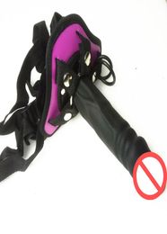 Strap on Dildo Dongs for Women Lesbian Sex Toys 4cm 17cm Harness Artificial Penis Black XLYC1141YTJ2315334