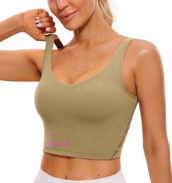 المصمم لول يوجا الزي الرياضي صدرية المرأة عالية الدعم لليوغا butterluxe womens v -neck long sports bra - تمرين مبطن مفتوح دبابة السرة بنيت في