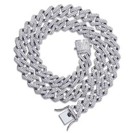 Wide chain necklace Cuban chain jewelry 259x