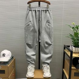 mens joggers pants hiphop high street trendy brand handsome casual loose sports pants men's clothing