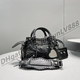 Top genuine motorcycle bag women's luxury fashion shoulder cool girl crossover Pink Mini wax black silver pin white bag women Even 313l