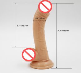 Skinfeeling 185cm Big Realistic Dildo Waterproof Flexible penis with textured shaft and strong suction cup Sex toy for women4460599