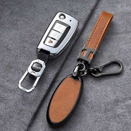 Car Key Zinc Alloy Car Remote Key Case Cover Holde Shell Fob For Nissan Qashqai Juke J10 J11 X-Trail T32 T31 Kicks Tiida Pathfinder Note T240509