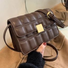 Bag Advanced Sense Of Foreign Style Women's Women Korean Fashion Lingge Single Shoulder Small Square